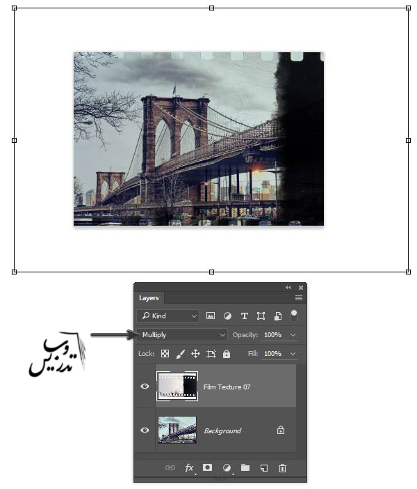 ایجاد افکت عکس قدیمی در فتوشاپ