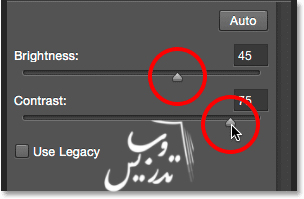افزودن لایه تنظیمی روشنایی کنتراست به تصویر در فتوشاپ adding-a-brightness-contrast-adjustment-layer-in-photoshop