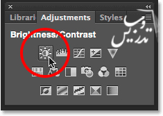 افزودن لایه تنظیمی روشنایی کنتراست به تصویر در فتوشاپ adding-a-brightness-contrast-adjustment-layer-in-photoshop