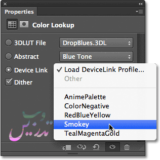 کار با لایه های تنظمیمی در فتوشاپ لایه تنظیمی color lookup کار با لایه های تنظمیمی در فتوشاپ لایه تنظیمی color lookup