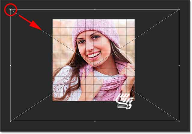 آموزش فتوشاپ حرفه ای تبدیل تصویر به یک نقشبندی مربع رنگی