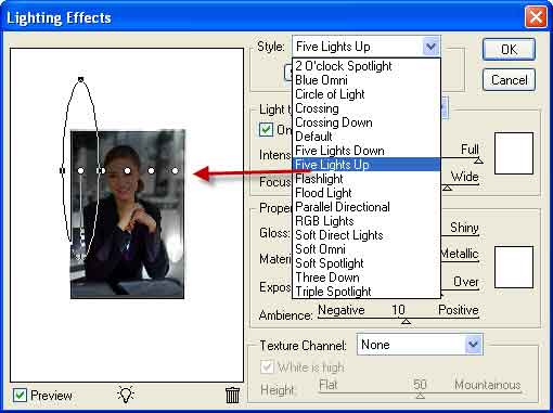 آموزش کار با فیلترهای نوری در فتوشاپ