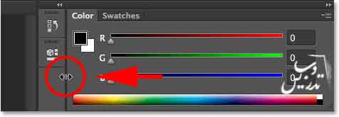 کار با پنل رنگ در فتوشاپ CC