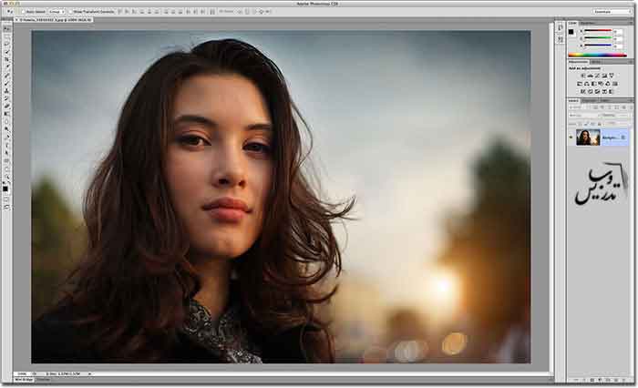 تغییر تم رنگی محیط فتوشاپ Cs6