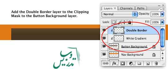 ایجاد منوی زیبا با کمک فتوشاپ برای وب سایت 