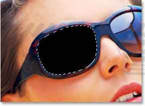 آموزش فتوشاپ حرفه ای افزودن انعکاس به عینک های آفتابی